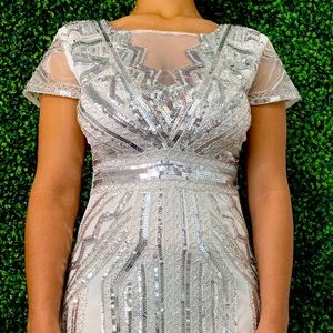 Silver 1920’s dress